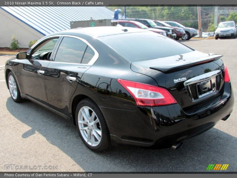 Crimson Black / Caffe Latte 2010 Nissan Maxima 3.5 SV