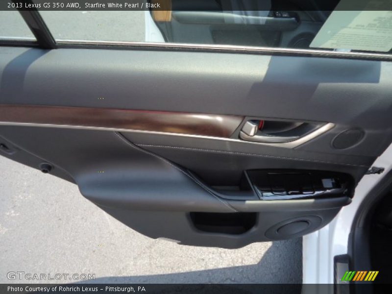 Starfire White Pearl / Black 2013 Lexus GS 350 AWD
