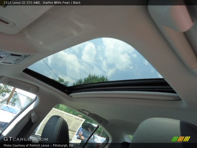 Starfire White Pearl / Black 2013 Lexus GS 350 AWD