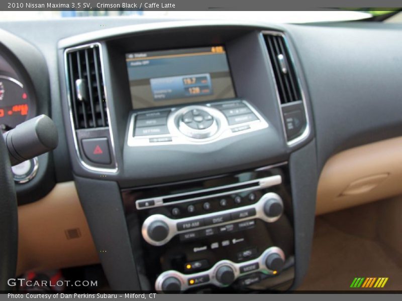 Crimson Black / Caffe Latte 2010 Nissan Maxima 3.5 SV