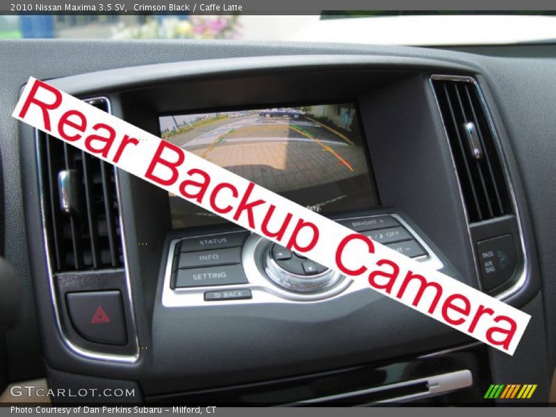Crimson Black / Caffe Latte 2010 Nissan Maxima 3.5 SV
