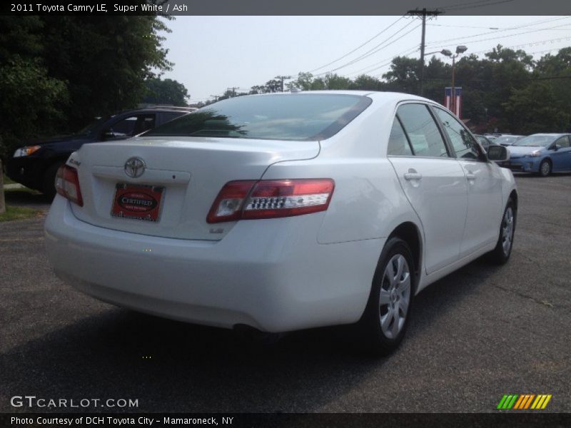 Super White / Ash 2011 Toyota Camry LE