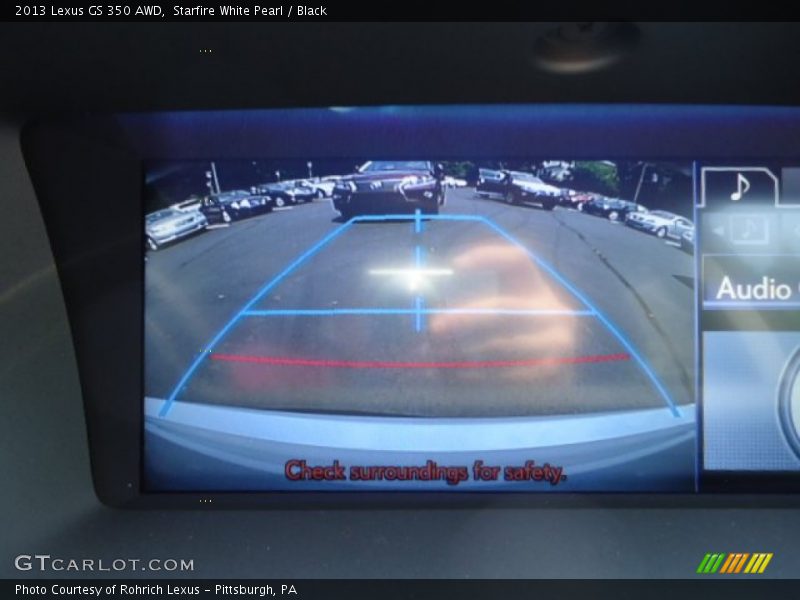 Starfire White Pearl / Black 2013 Lexus GS 350 AWD