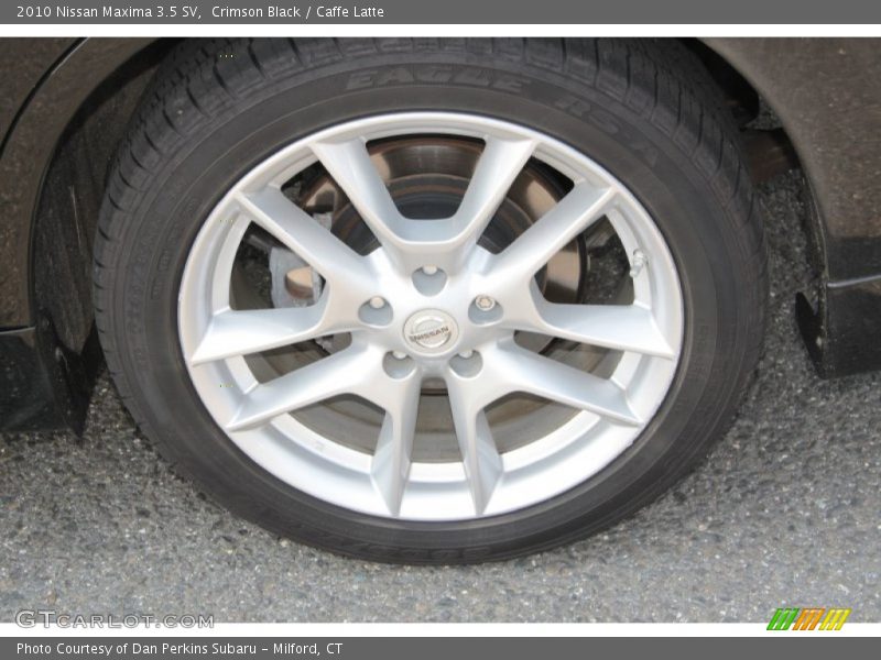 Crimson Black / Caffe Latte 2010 Nissan Maxima 3.5 SV
