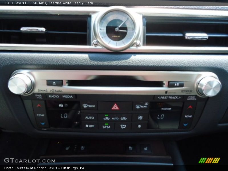 Starfire White Pearl / Black 2013 Lexus GS 350 AWD