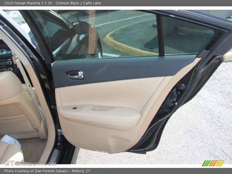 Crimson Black / Caffe Latte 2010 Nissan Maxima 3.5 SV