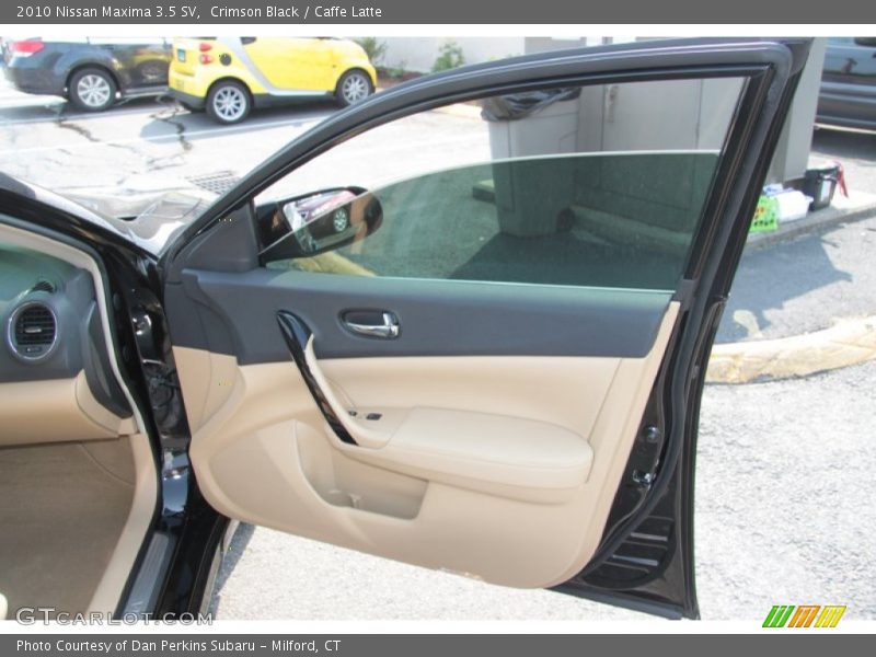 Crimson Black / Caffe Latte 2010 Nissan Maxima 3.5 SV