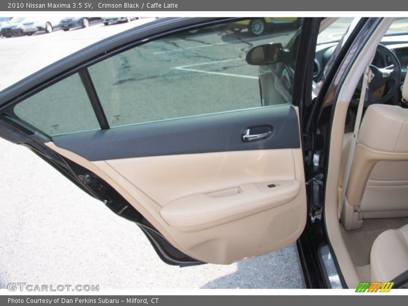Crimson Black / Caffe Latte 2010 Nissan Maxima 3.5 SV