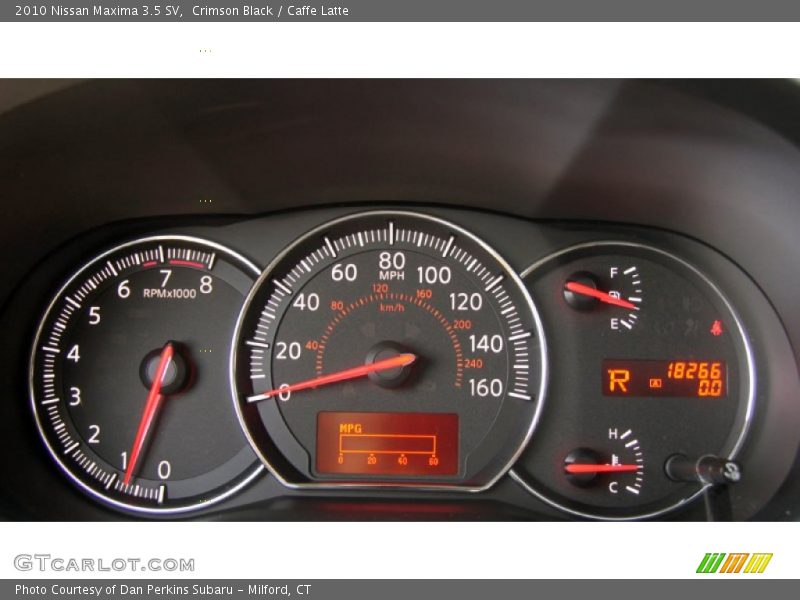 Crimson Black / Caffe Latte 2010 Nissan Maxima 3.5 SV