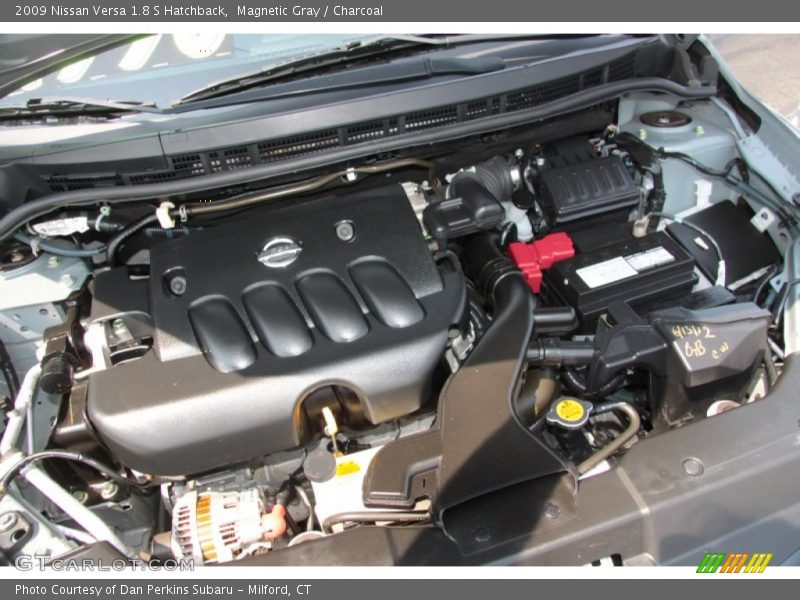 Magnetic Gray / Charcoal 2009 Nissan Versa 1.8 S Hatchback