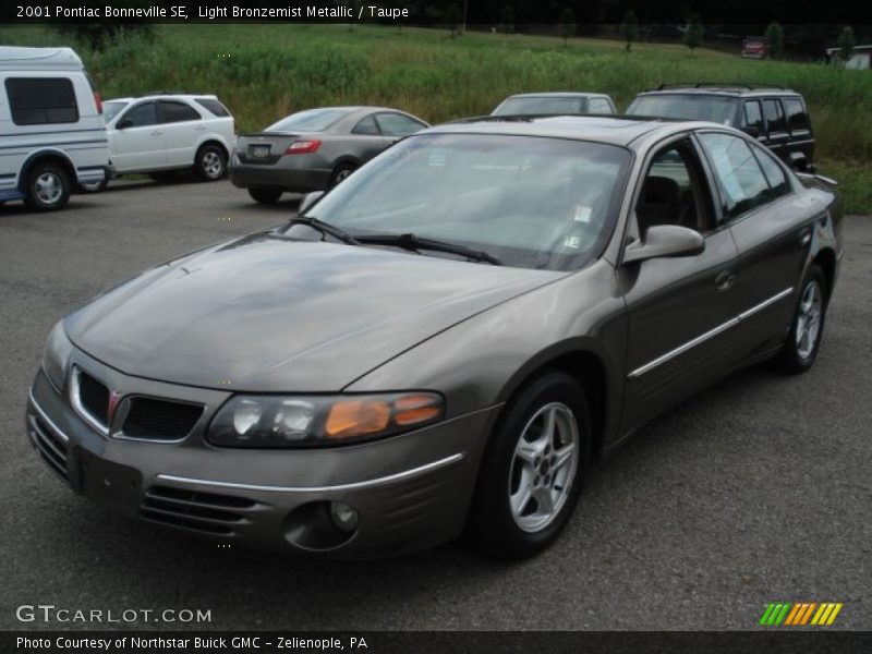 Light Bronzemist Metallic / Taupe 2001 Pontiac Bonneville SE