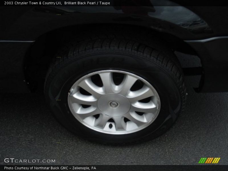 Brilliant Black Pearl / Taupe 2003 Chrysler Town & Country LXi