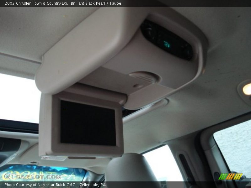 Brilliant Black Pearl / Taupe 2003 Chrysler Town & Country LXi