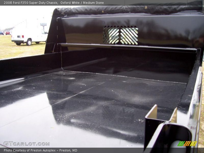 Oxford White / Medium Stone 2008 Ford F350 Super Duty Chassis