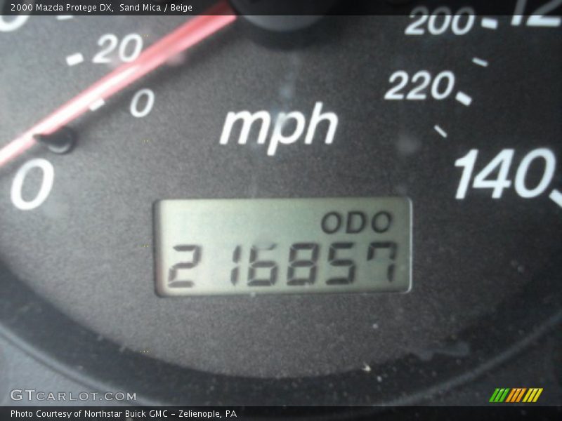 Sand Mica / Beige 2000 Mazda Protege DX