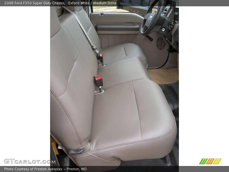 Oxford White / Medium Stone 2008 Ford F350 Super Duty Chassis