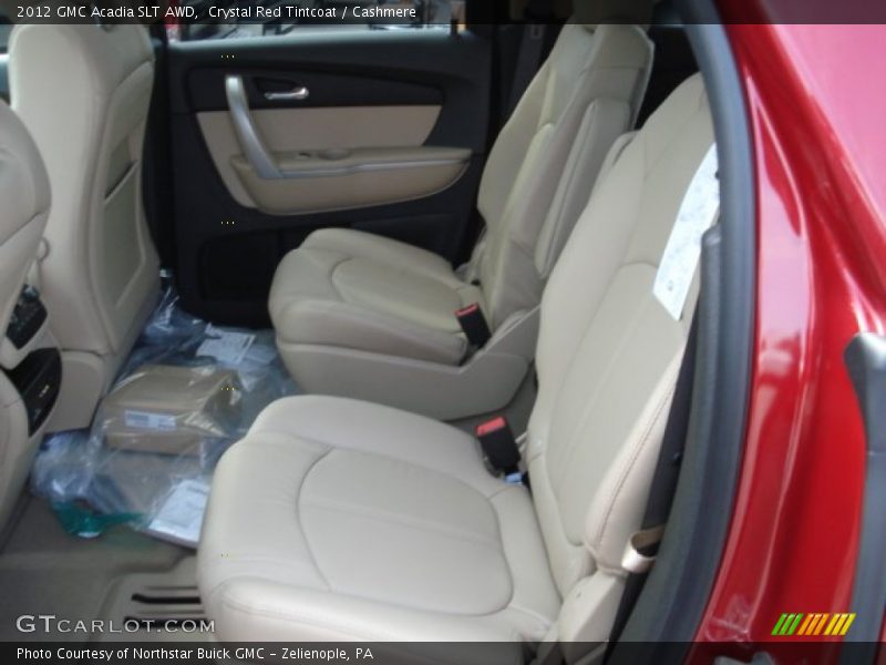Crystal Red Tintcoat / Cashmere 2012 GMC Acadia SLT AWD