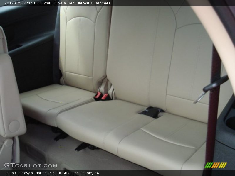 Crystal Red Tintcoat / Cashmere 2012 GMC Acadia SLT AWD