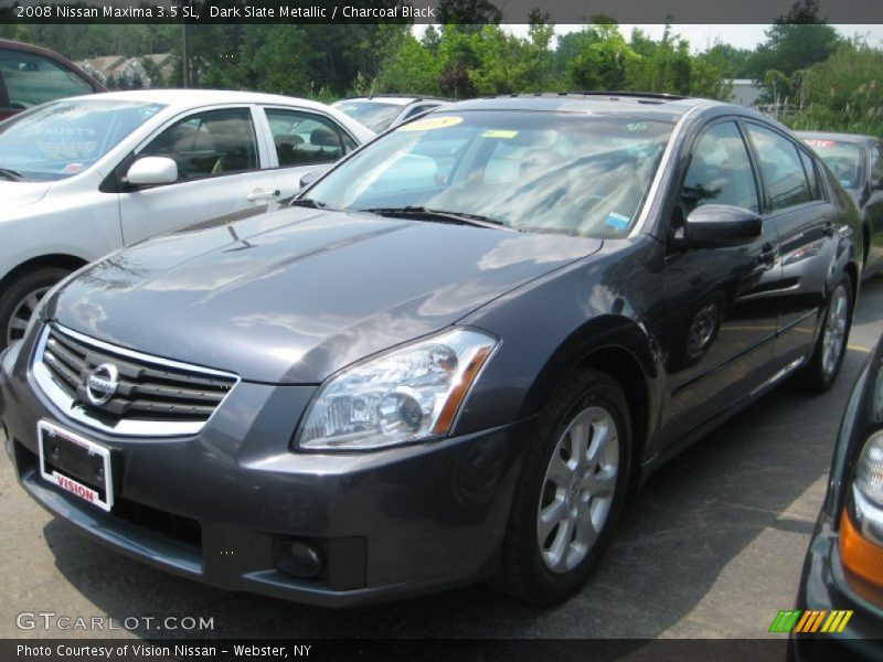 Dark Slate Metallic / Charcoal Black 2008 Nissan Maxima 3.5 SL