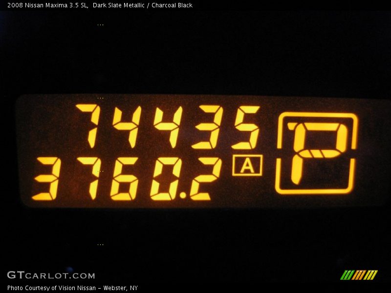 Dark Slate Metallic / Charcoal Black 2008 Nissan Maxima 3.5 SL