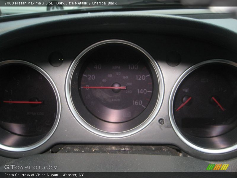 Dark Slate Metallic / Charcoal Black 2008 Nissan Maxima 3.5 SL