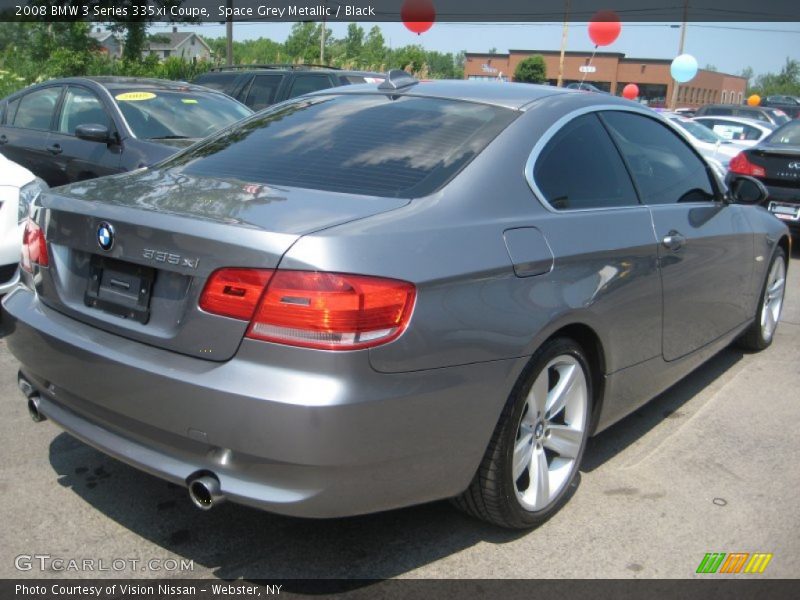 Space Grey Metallic / Black 2008 BMW 3 Series 335xi Coupe