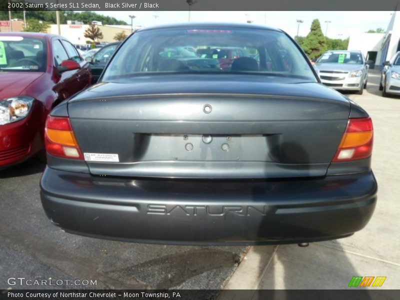Black Silver / Black 2002 Saturn S Series SL1 Sedan