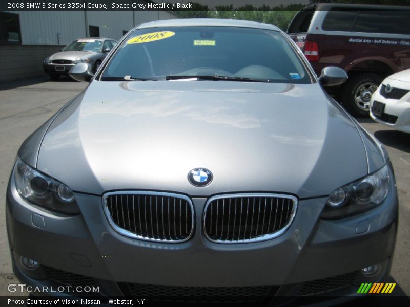 Space Grey Metallic / Black 2008 BMW 3 Series 335xi Coupe