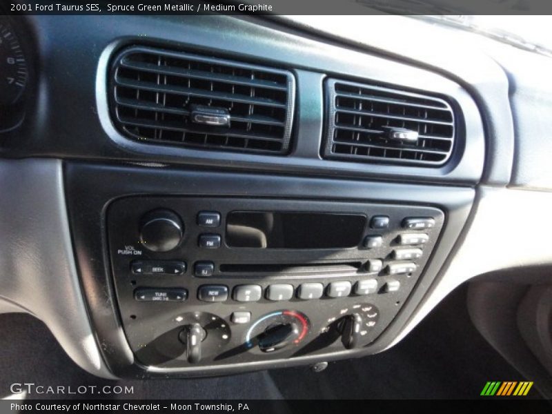 Spruce Green Metallic / Medium Graphite 2001 Ford Taurus SES