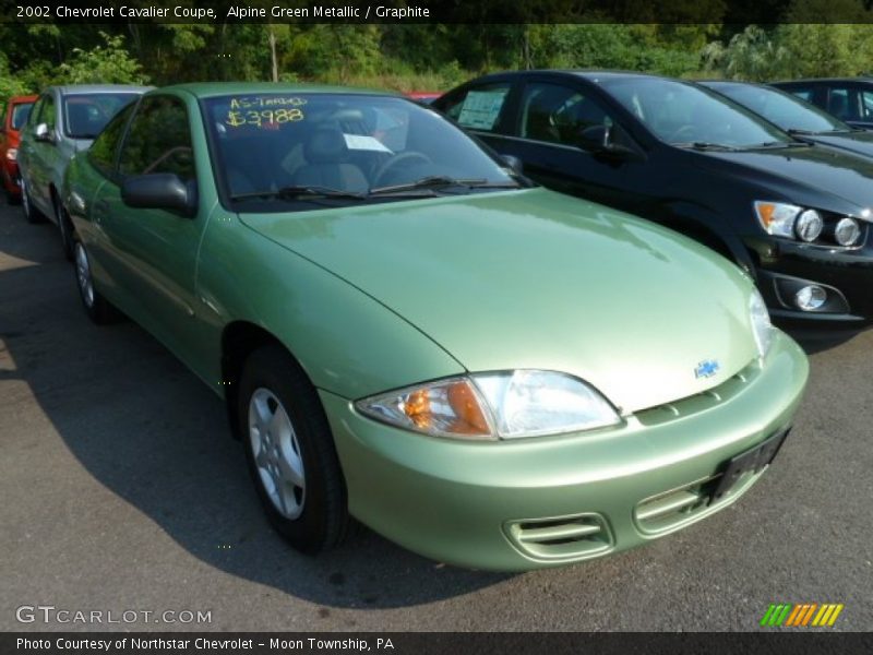 Front 3/4 View of 2002 Cavalier Coupe