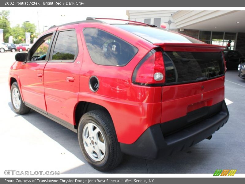 Bright Red / Dark Gray 2002 Pontiac Aztek