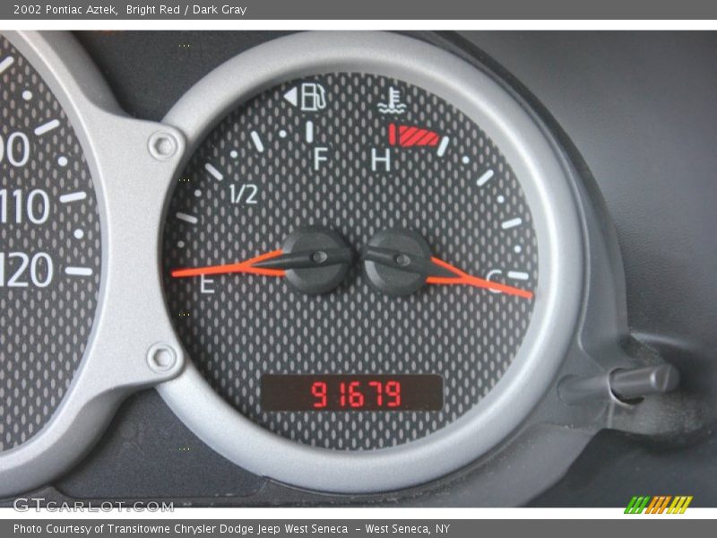 Bright Red / Dark Gray 2002 Pontiac Aztek