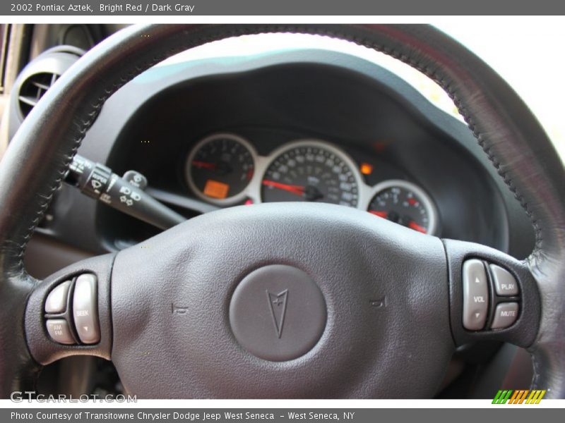 Bright Red / Dark Gray 2002 Pontiac Aztek