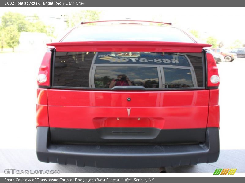 Bright Red / Dark Gray 2002 Pontiac Aztek
