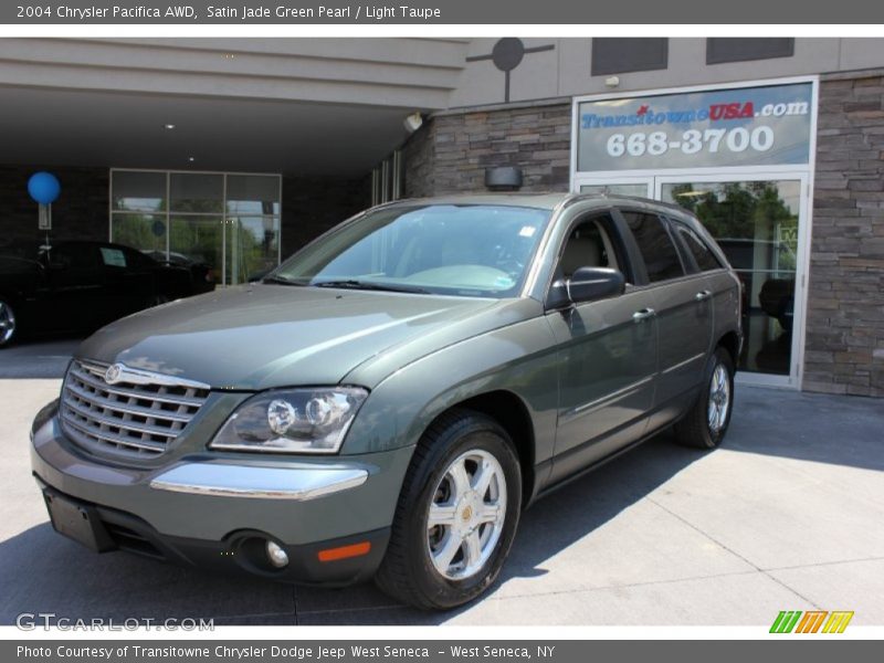 Satin Jade Green Pearl / Light Taupe 2004 Chrysler Pacifica AWD