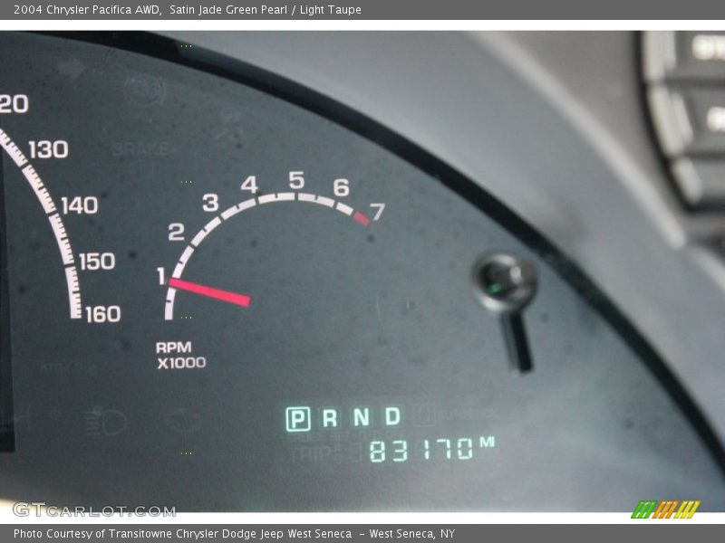 Satin Jade Green Pearl / Light Taupe 2004 Chrysler Pacifica AWD