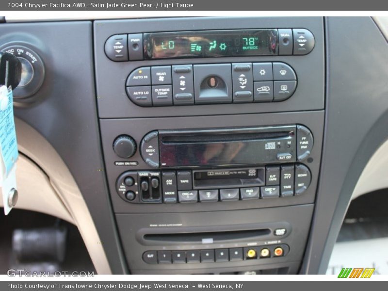 Satin Jade Green Pearl / Light Taupe 2004 Chrysler Pacifica AWD