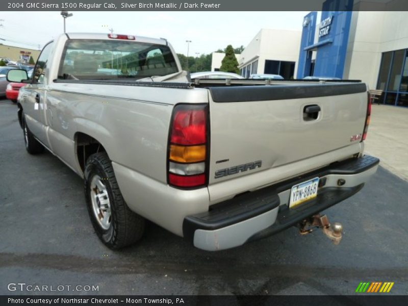 Silver Birch Metallic / Dark Pewter 2004 GMC Sierra 1500 Regular Cab