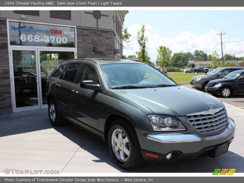 Satin Jade Green Pearl / Light Taupe 2004 Chrysler Pacifica AWD