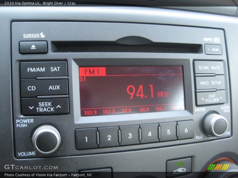 Bright Silver / Gray 2010 Kia Optima LX