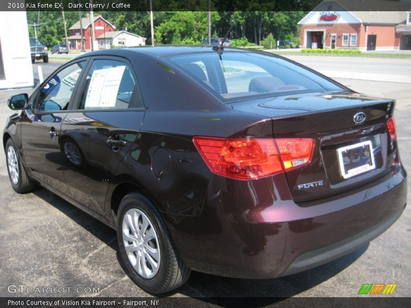 Dark Cherry / Coffee 2010 Kia Forte EX