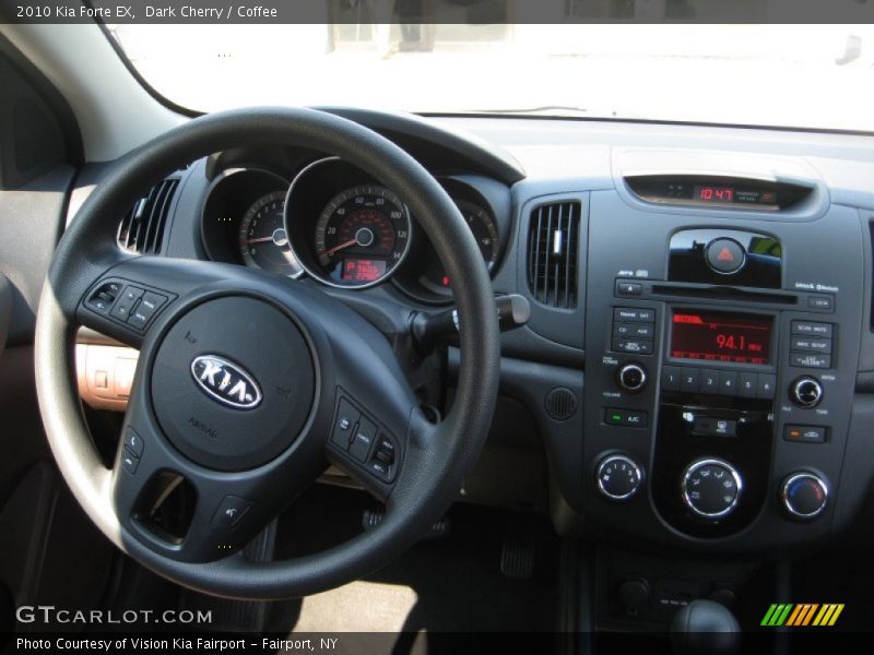 Dark Cherry / Coffee 2010 Kia Forte EX