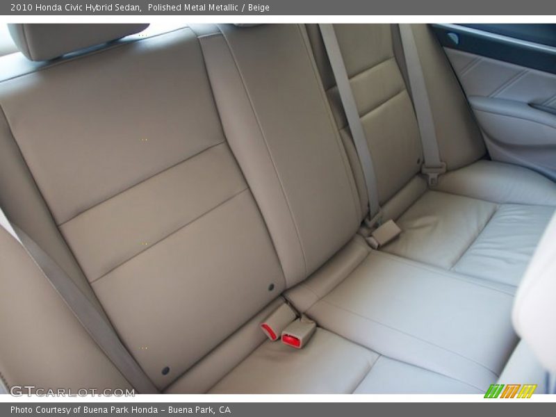 Polished Metal Metallic / Beige 2010 Honda Civic Hybrid Sedan