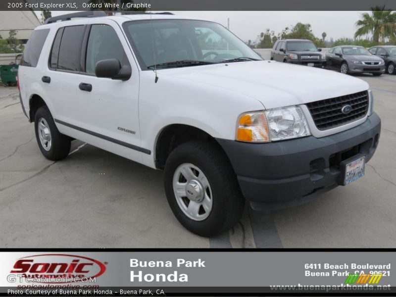 Oxford White / Graphite 2005 Ford Explorer XLS