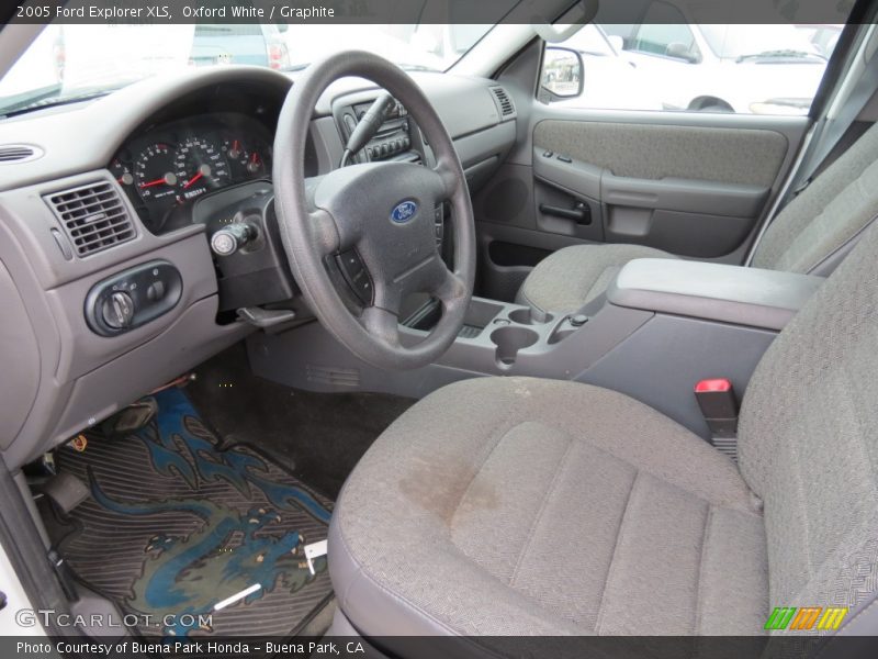 Oxford White / Graphite 2005 Ford Explorer XLS
