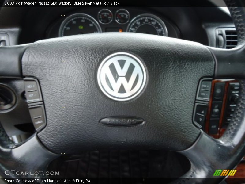 Blue Silver Metallic / Black 2003 Volkswagen Passat GLX Wagon
