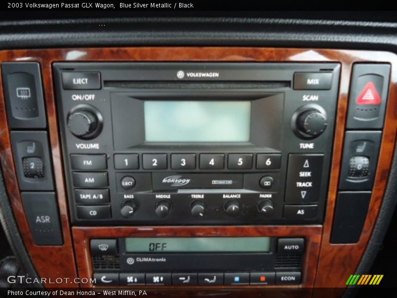 Blue Silver Metallic / Black 2003 Volkswagen Passat GLX Wagon