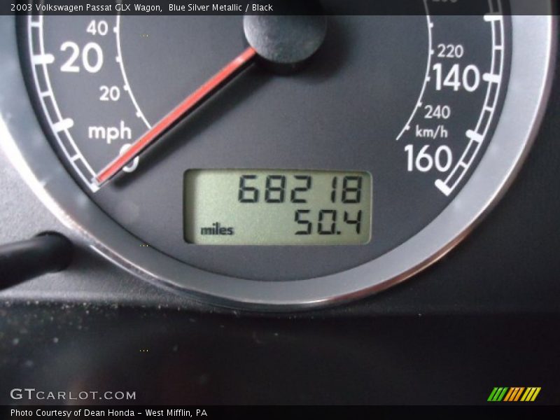 Blue Silver Metallic / Black 2003 Volkswagen Passat GLX Wagon