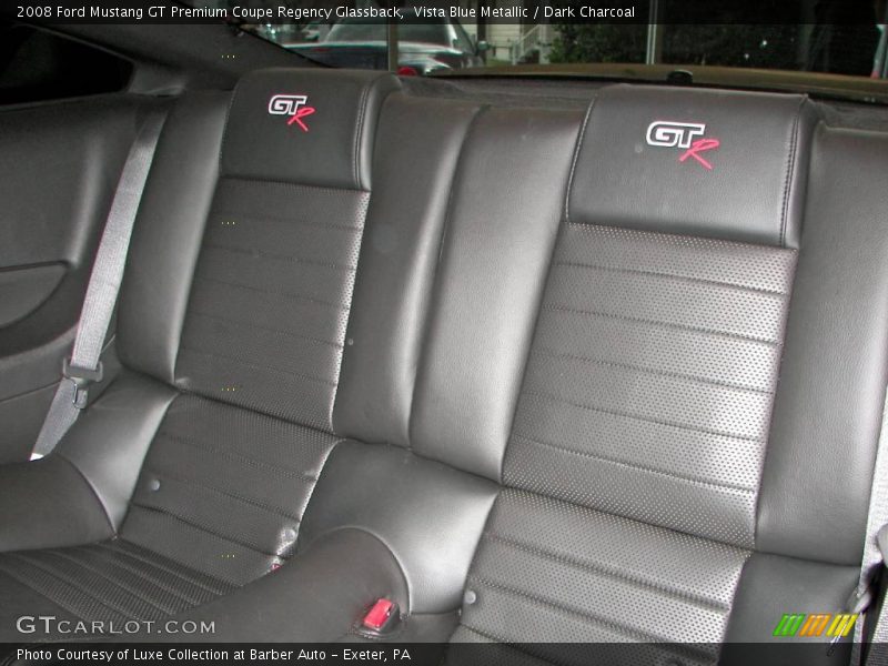 Vista Blue Metallic / Dark Charcoal 2008 Ford Mustang GT Premium Coupe Regency Glassback