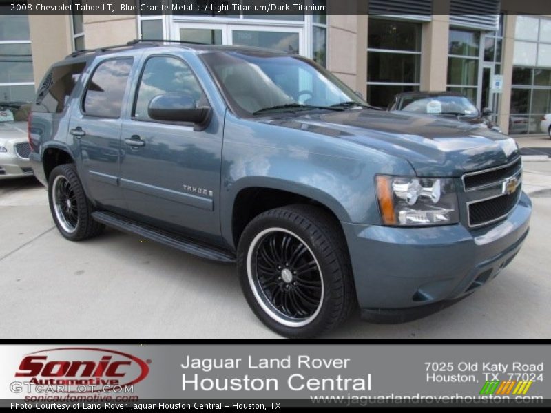 Blue Granite Metallic / Light Titanium/Dark Titanium 2008 Chevrolet Tahoe LT